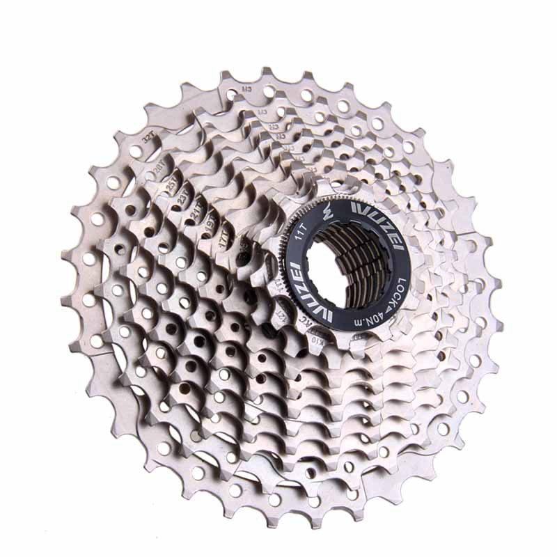 WUZEI 8 9 10 11 12 Speed Road Bike Flywheel 23/25/28/30/32/34/36T Free Wheels 24/27/30S Cassette Sprocket All Size Bicycle Part