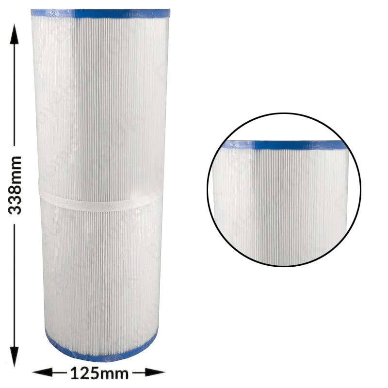 Unicel C-4950 Cartridge-filter en spa-filter Pleatco PRB501N Filbur PRB50-in FC-2390 Darlly 40506 L: 33,8 cm Diameter: 12,5 cm