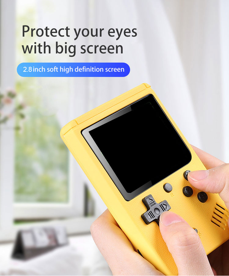 Retro Mini Mini Handheld Video Game Console 8 Bit 3.0 بوصة ملونة LCD Kids Color Game Player في 500 لعبة