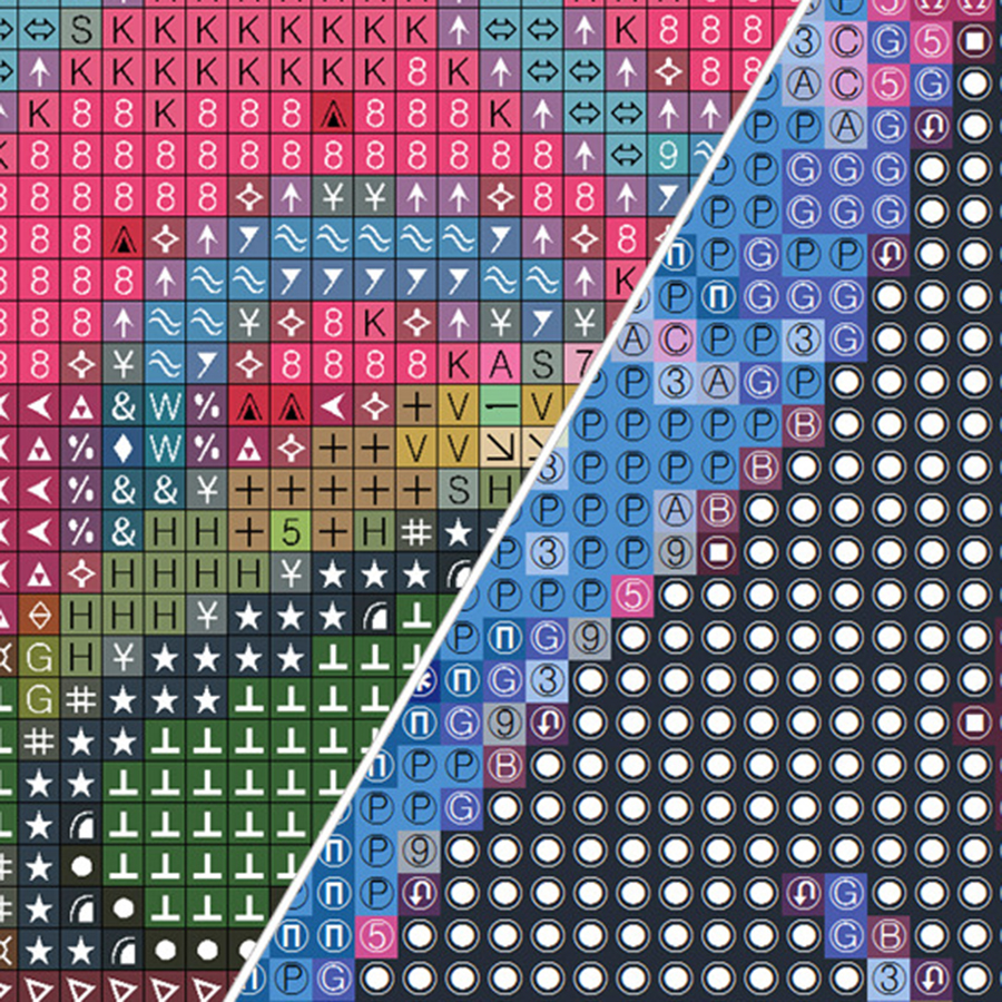 Знаменитая звезда Джонни Халлидей Паттер 5D Diamond Mosaic