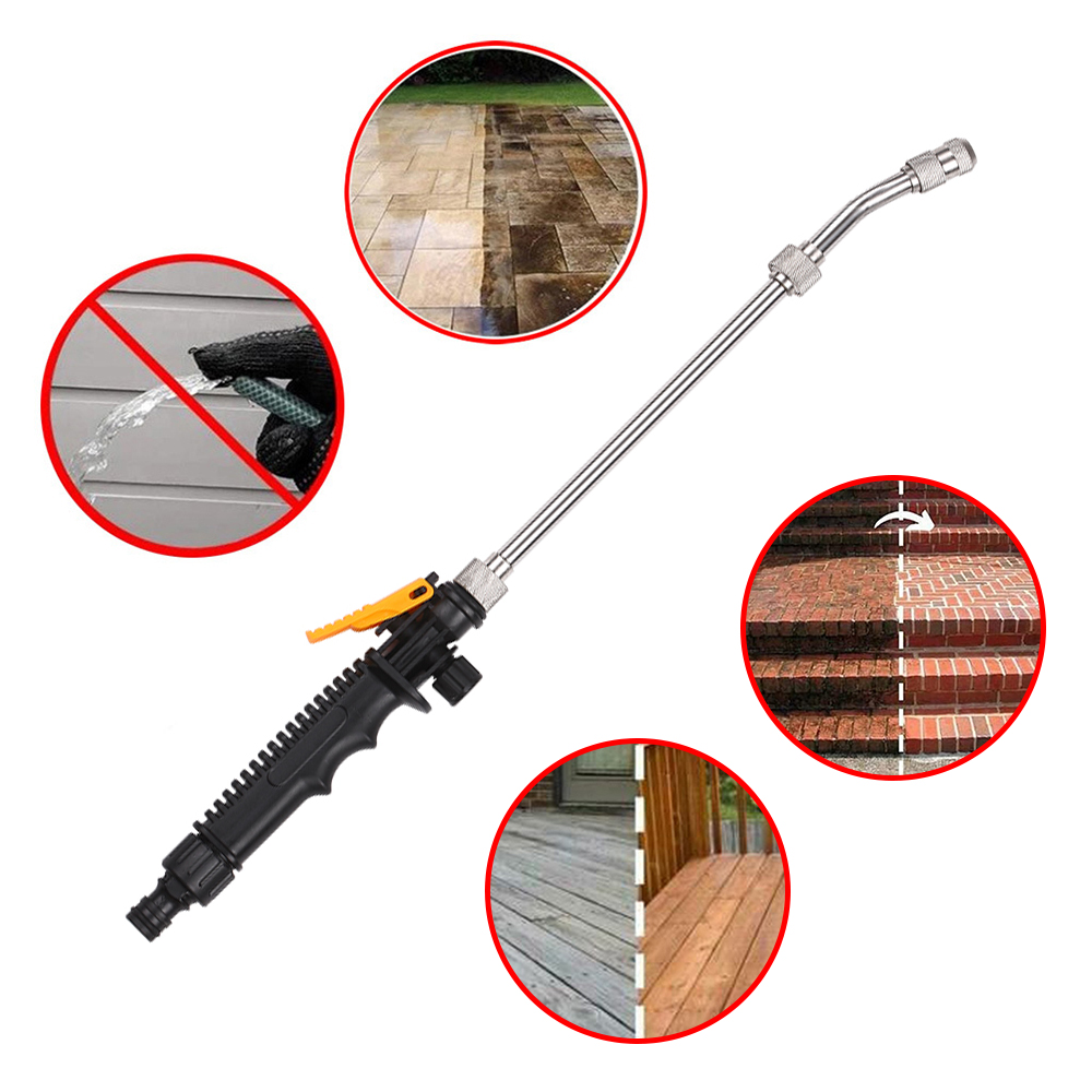 High Pressure Washer 2.0 Jet Fan Nozzle Washing Wand Water Spray Washer for Car Washing Wood Brick Concrete Glass Cleaning