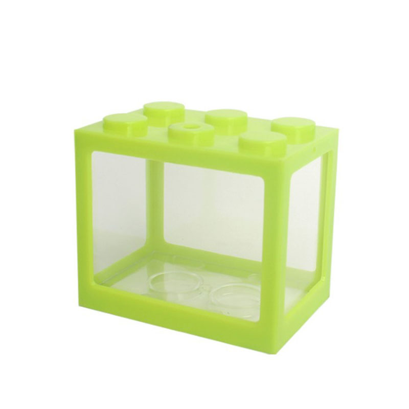 Aquarium Fischtank Mini Fischbecher Goldfisch -Jar Desktop Fischschale für kleine Fischglodfish kämpfen Fisch Aquarium Tank Accessoires