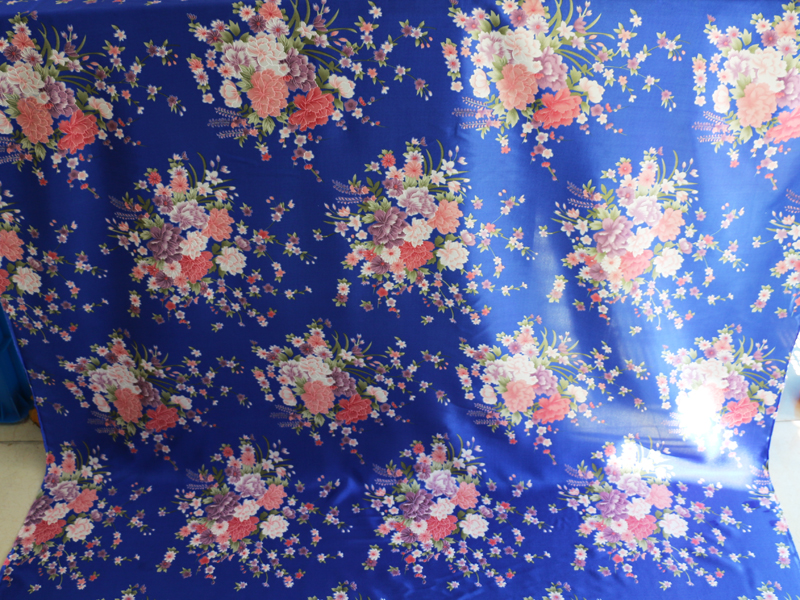 fleurs de pivoine vintage à motifs enfants tissu de couverture en satin