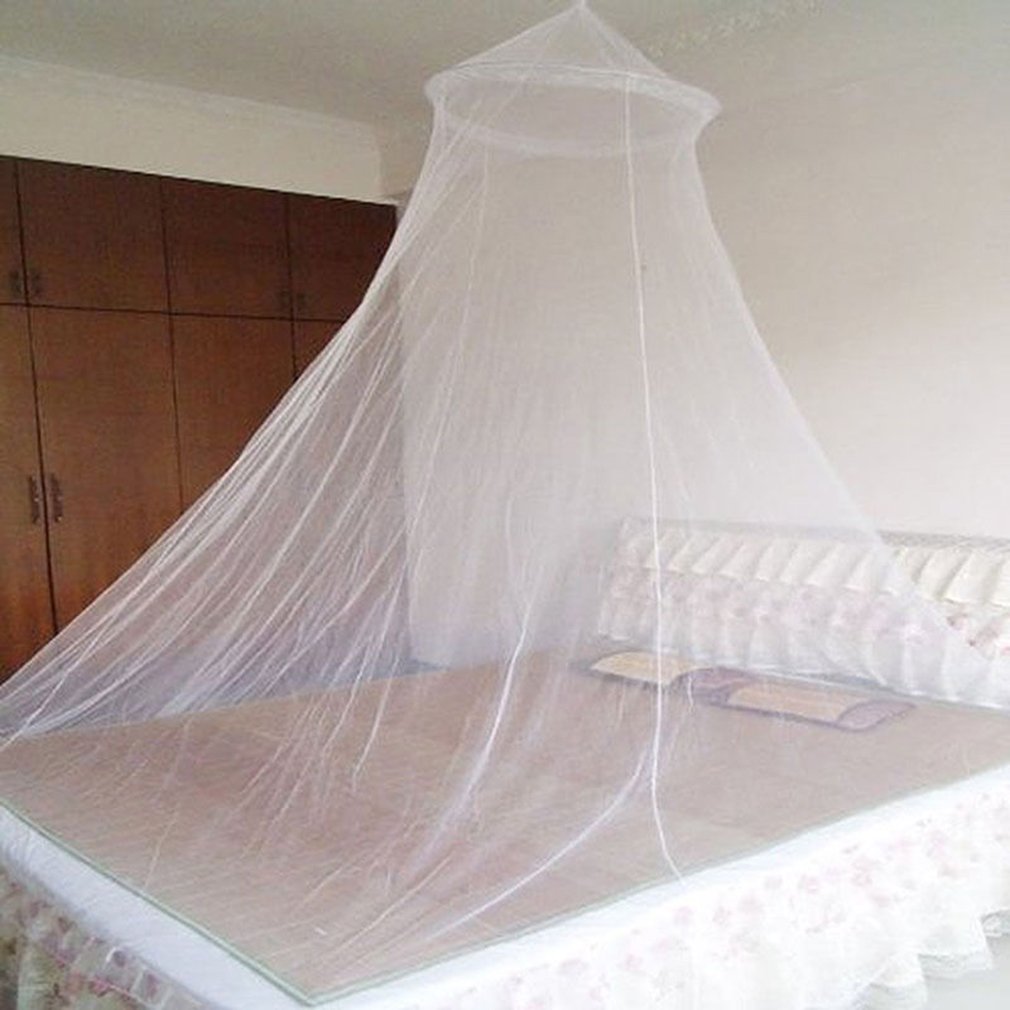 Outdoor Summer Round Lace Insect Bed Luifel Net Gordijn Gordijn Polyester Mesh Fabric Home Textiel Elegant Hung Dome Mugneto Net