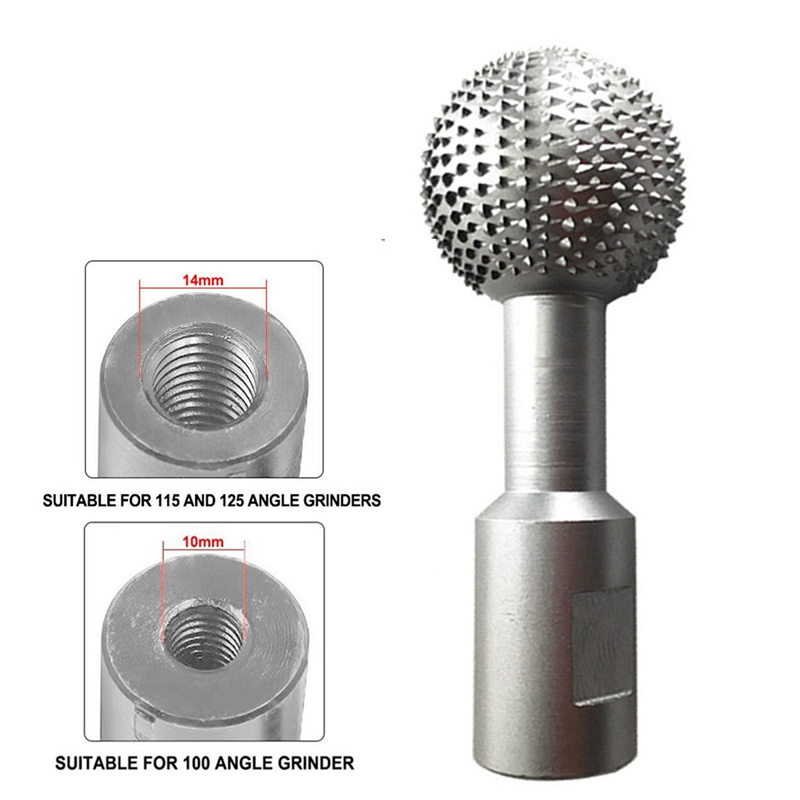 Griping Baş Yuvarlak Top Rotary Bozunma Ahşap Oyma Matkap Bitleri AÇI TARAFINDAN AÇILIRILIRMAK İÇİN ARAÇ SÜREKLİKLERİ