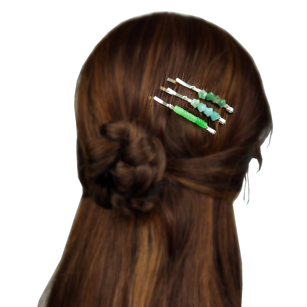 değerli taş bambu saç klipleri mücevher taş yıldız saç klipli yıldızlar bobby saç pimleri pinzas pince cheveux femme saç aksesuarları hp09