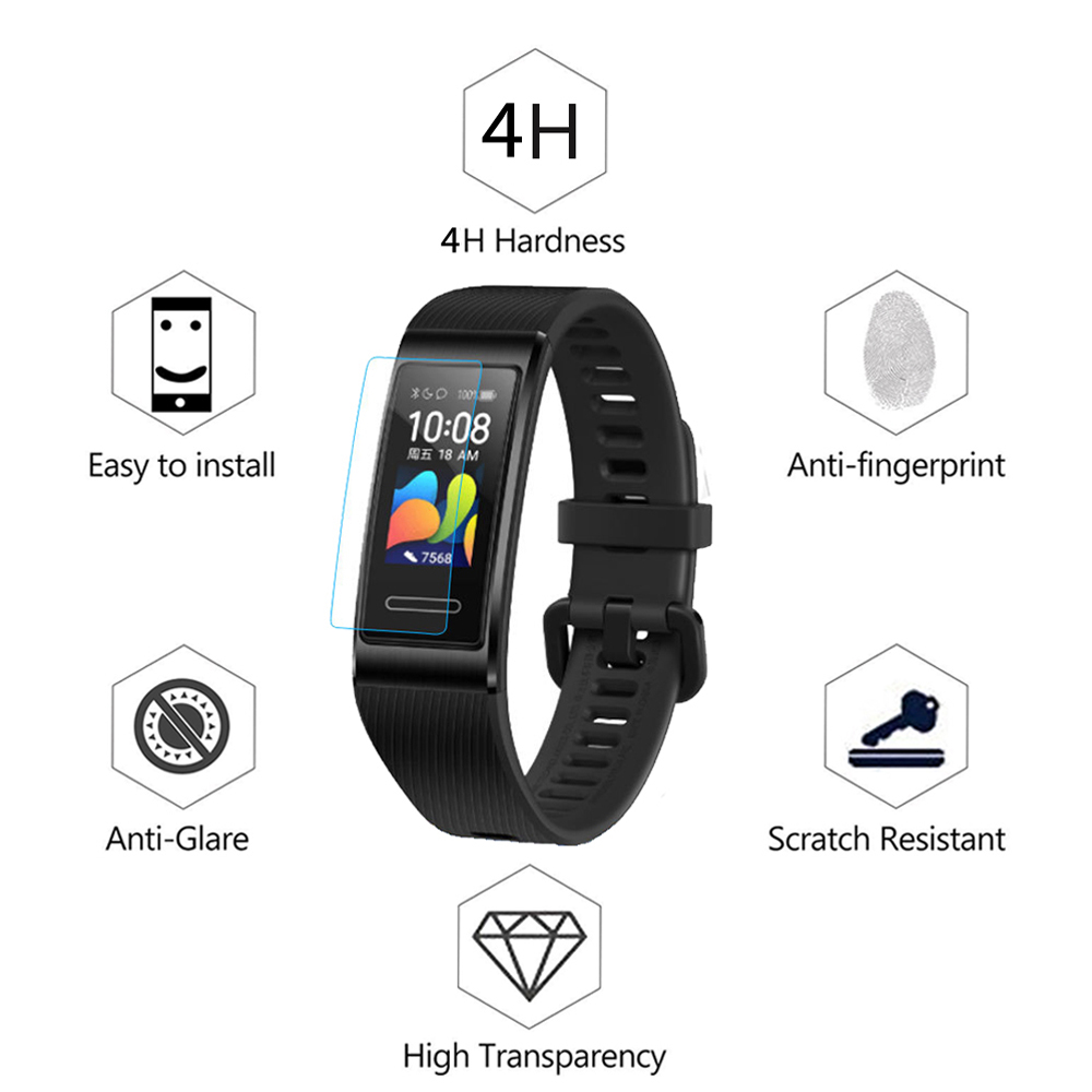 Smart Watch HD Clear Soft TPU Hydrogel Beschermende filmscherm Beschermers Volledige omslag voor Huawei Band 4 4 Pro Smart Accessoire