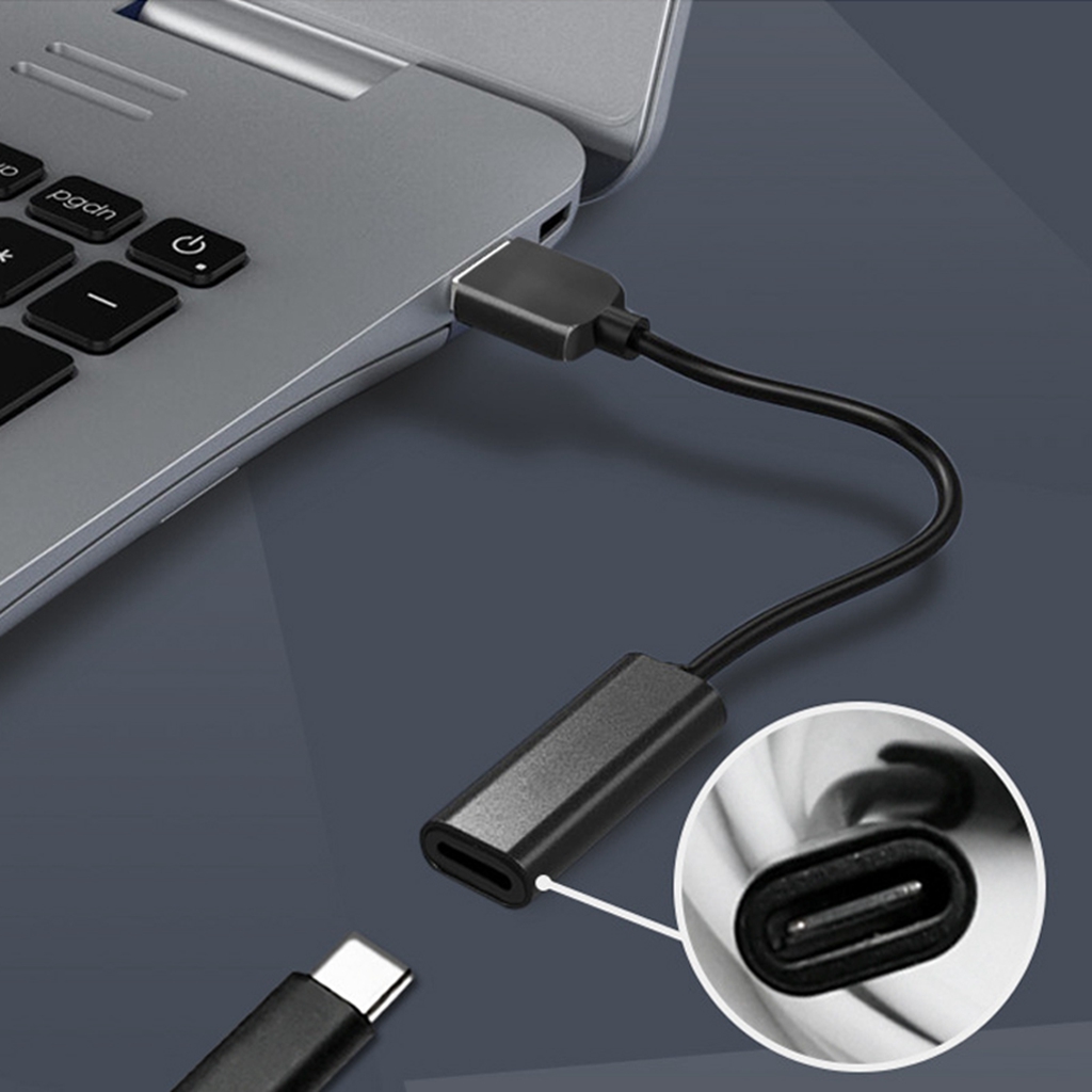 USB -Typ C weiblich bis 3.0*1.0 / 3.0x1.1mm männlicher Stecker USB C -Netzteil -Adapter -Lapter -Ladungskabelkabel für Acer Asus