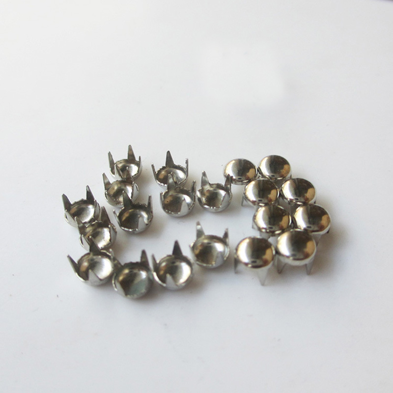 YOMDID Round Rivets Spikes Four Claw Rivets For Leather Bags Clothing Shoes DIY Handcraft Studs Rivet Tool 3/6/8/10mm