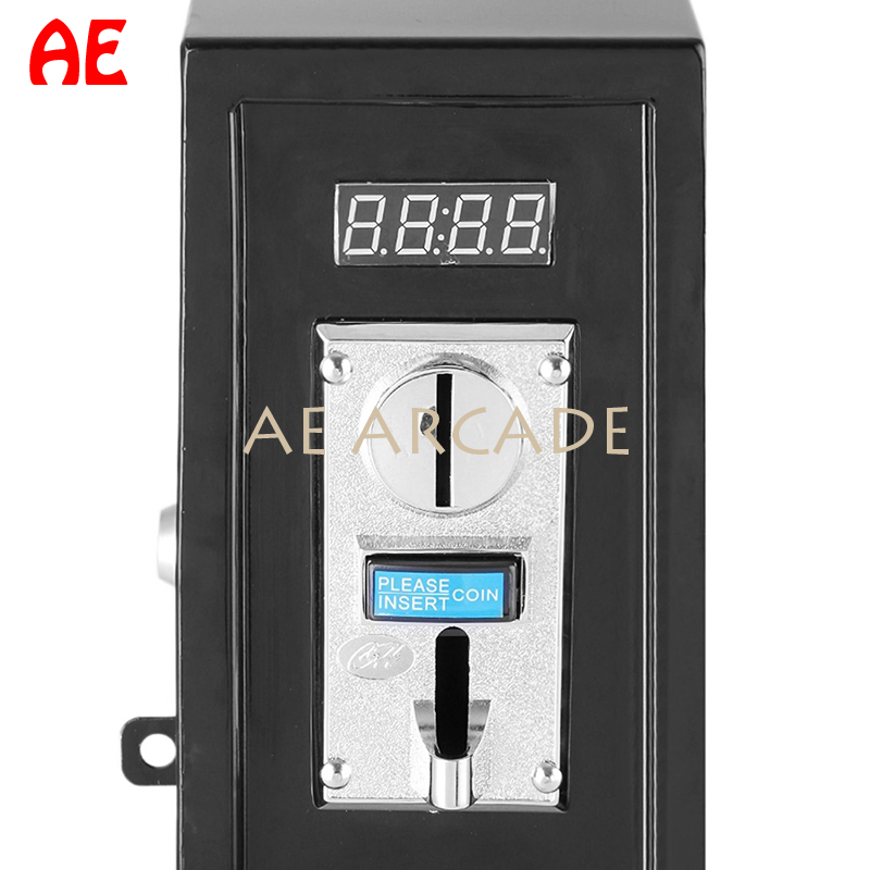 Boîte de contrôle de la minuterie opérée de la pièce Multi Coin Acceptor Coin pour lavage de massage de la machine Regarder TV Beach Shower Winky Store