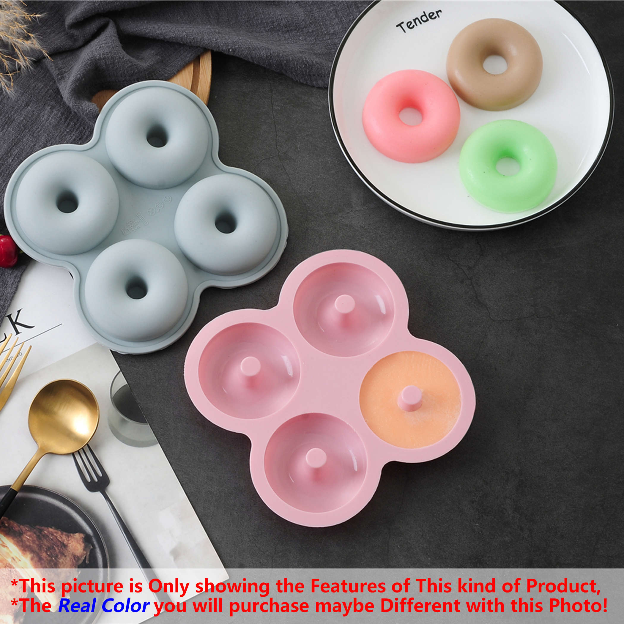 Kinds Baking Mold Silicone Oven DIY Non-Stick Heat Resisting Chocolate Pudding Cookie Biscuit Ice Pastry Cake Baking Cooking