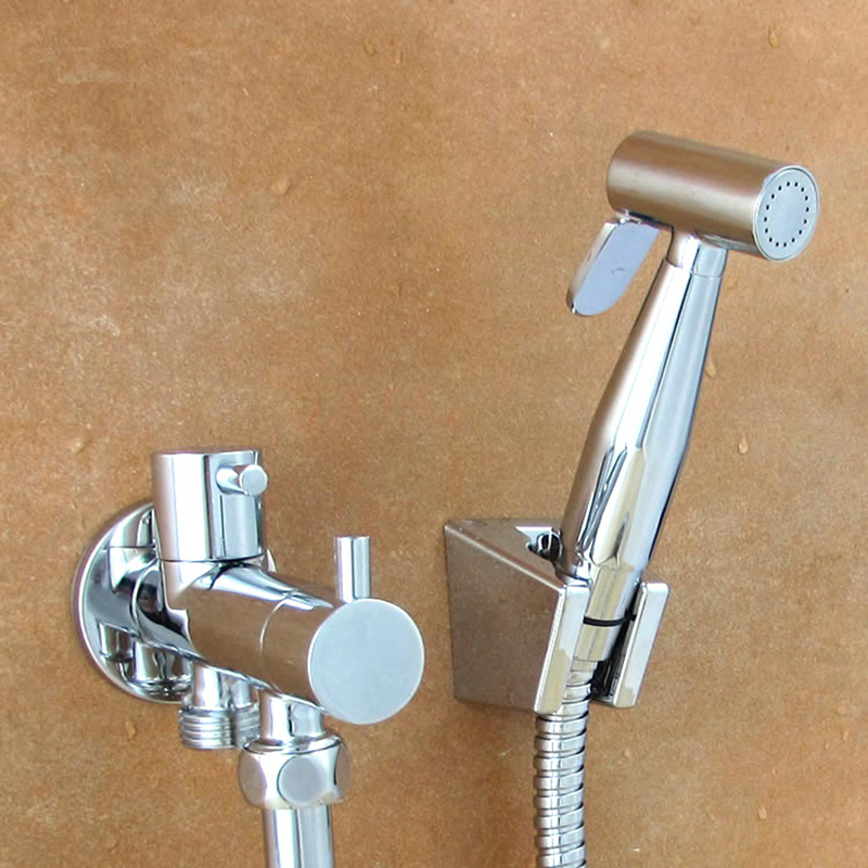 59 # Brass Chrome Bidet Salle de bain douche à main Bidet Toilet Pulporteur de toilette hygiénique