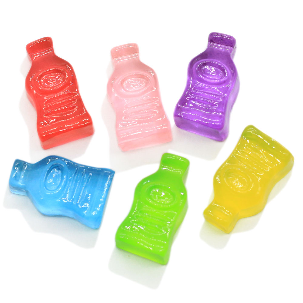 50/100 st New Dollhouse Miniature Bottle Beverage Soda Drink låtsas Spela mat kök tillbehör leksaker hantverk