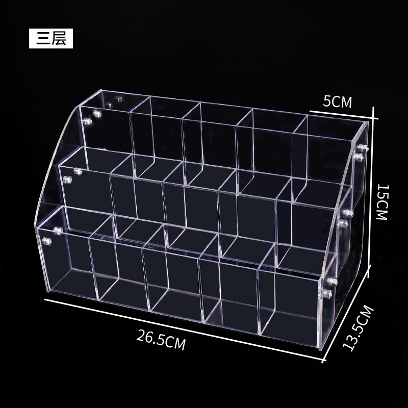 Transparente Acryl -Make -up -Bürsten Stifte Stifte Displayhalter Ständer Rack Organizer für Schulbüro Schönheitssalon