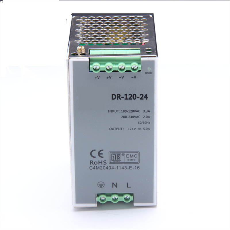 15W 30W 45W 60W 75W 120W Din rail mounted Power supply 12V 24V switching power supply DR-15/30/45/60-12/24