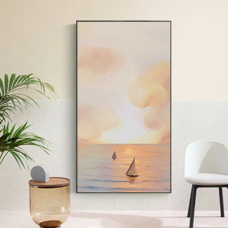 Sunset Landscape Abstract Canvas Painting Home Decor Posters and Prints Seascape Wall Art Nordic Living Room Decorative Pictures