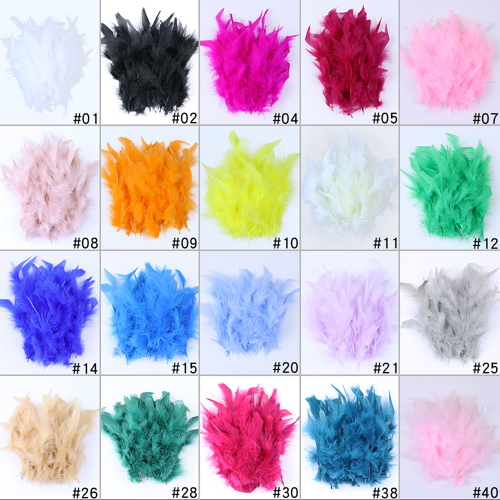 10-15Cm Natural Marabou Turkey Feather DIY Jewelry Making Decorations Carnival Handicraft Accessories Feathers For Crafts