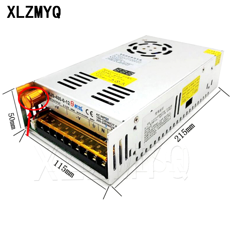 AC-DC 110V 220V 480W DIGITION DISTRESS SWITCE SUVENT VOLTAGE 0-5V 12V 24V 36V 48V 60V 80V 220V 4A 10 20 a