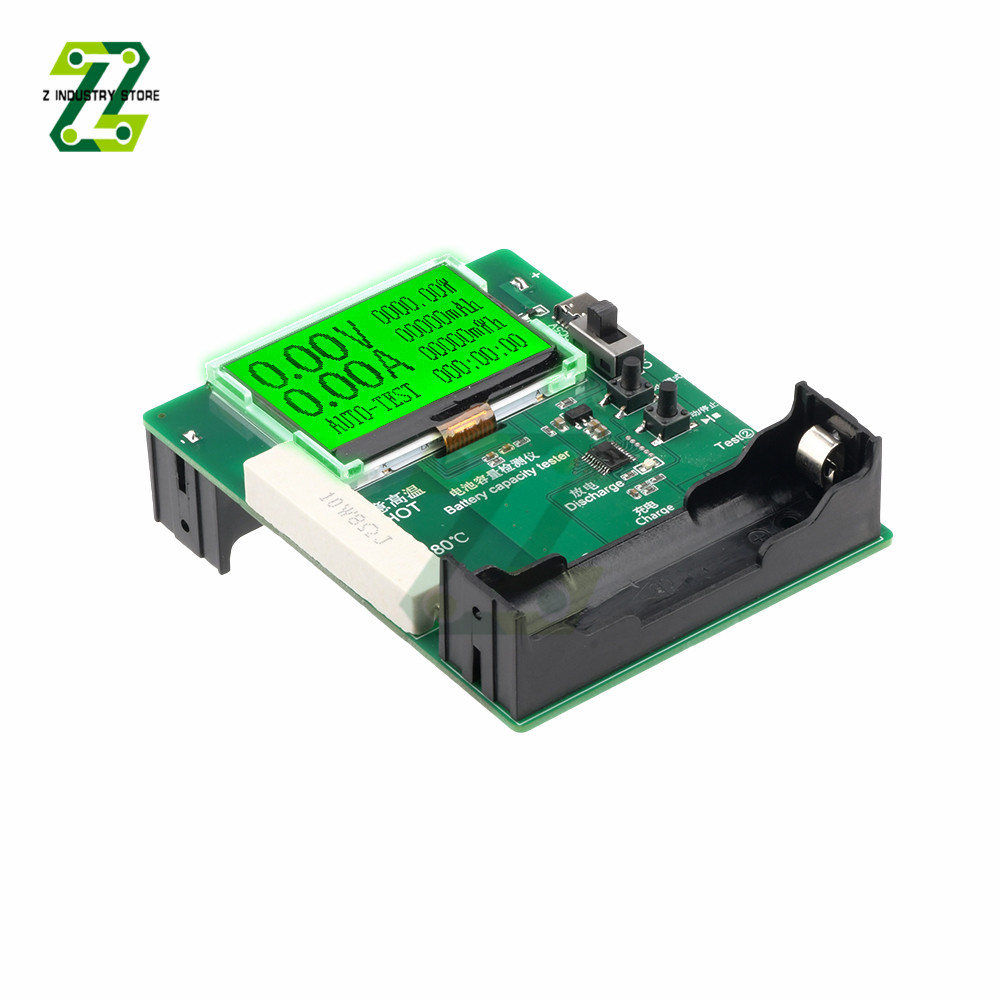 LCD Ekran Pil Kapasite Test Cihazı MAH MWH 18650 Lityum Pil Dijital Ölçüm Lityum Pil Güç Dedektörü Modülü