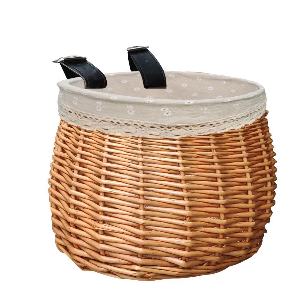 front handle bicycle fixed basket hand-woven front handle basket is perfect bike bag bisiklet bike accessories bisiklet aksesuar