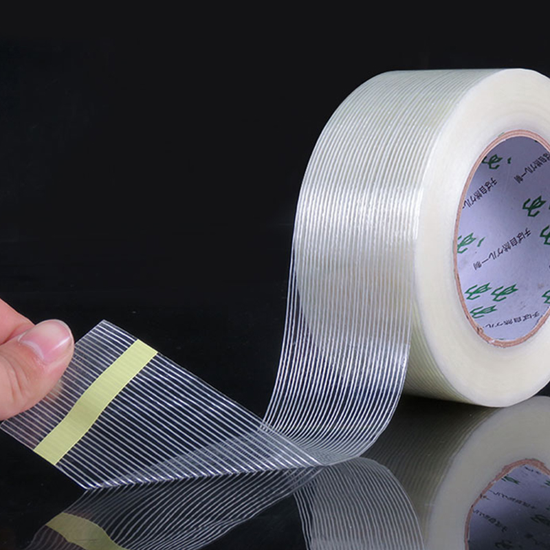 Super Strong Mesh Single-Sided Tape Grid Fiber Tape Toy Airplane Model Slitesistent glasfiber Stark armerad tejp 25m/50m