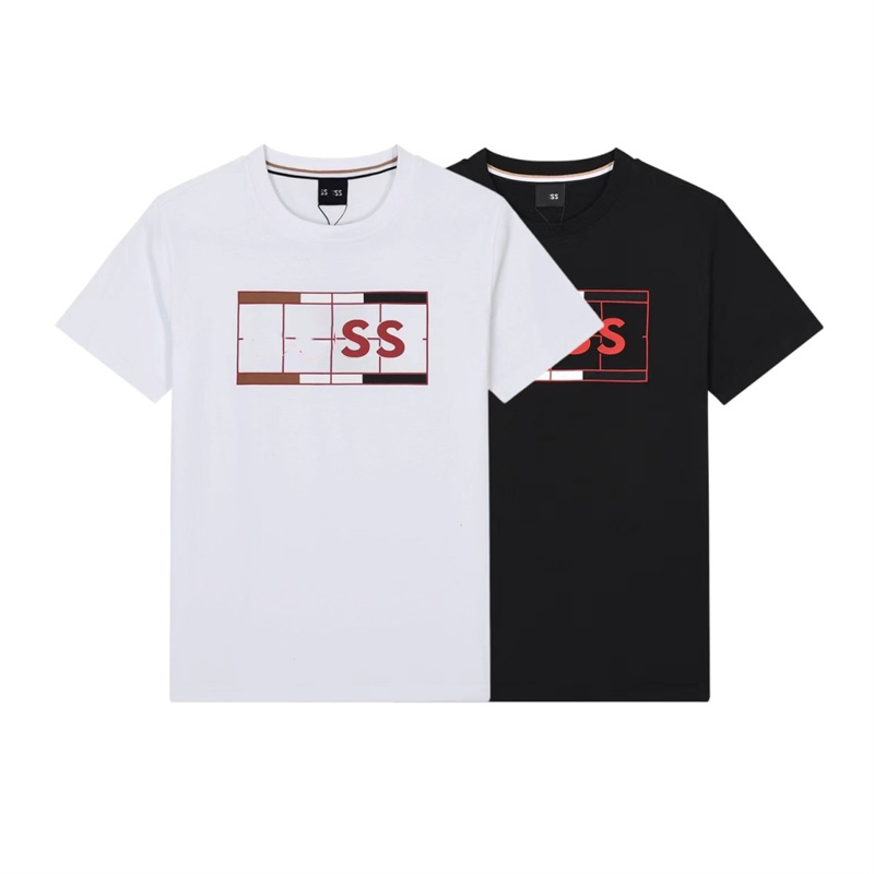 24 En İyi Avrupa ve Amerikalı Tasarımcı Baskı Üst T-Shirt Yüksek Kaliteli Pamuklu Kısa Kollu Kısa Kollu Lüks Hip Hop Street Giyim T-Shirt M-3XL