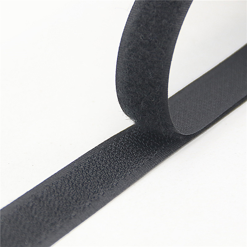 15mm-50 mm Black White Finder Tape Hook and Loop Tape Magic Tape Magre No Glue Cable Cies ACCESSOIRES DE COURSE 1METER / 