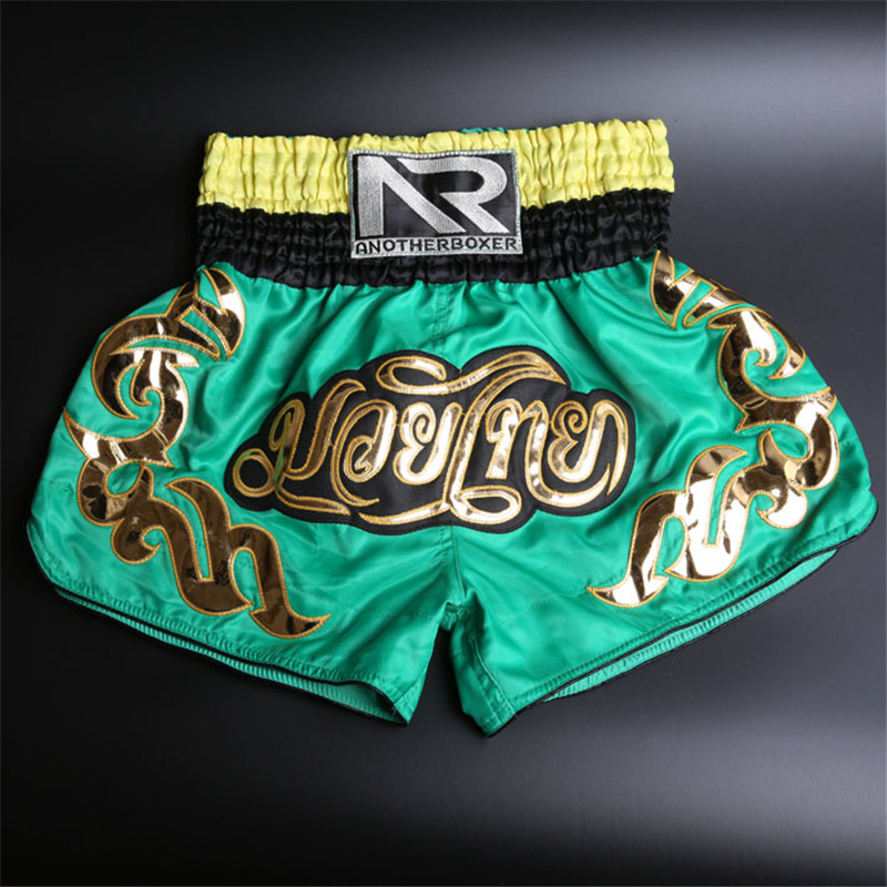 Enfants hommes femmes Muay thai short coup de pied de boxe de boxe combattre trunks mma combat pantalon sport gym de gym