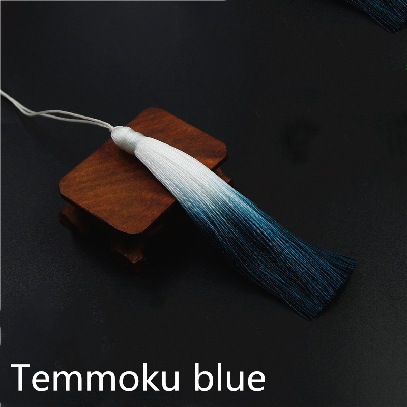 Multicolor Ice Silk Tassels Polyester Gradient Color DIY Jewelry Decorative Key Accessories Bag Pendantr Tassel Fringe Trim