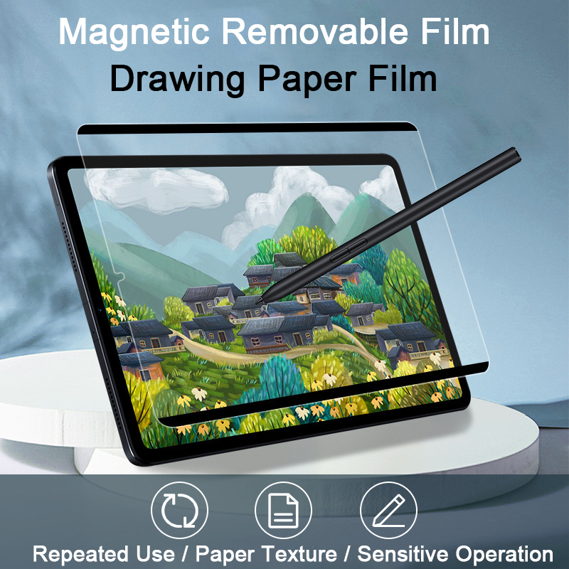 Magnetic Removable Drawing Film For Xiaomi Mipad 5 Pro11 inch 2021 Washable Screen Protector Matte Paper Writing Film Anti-glare