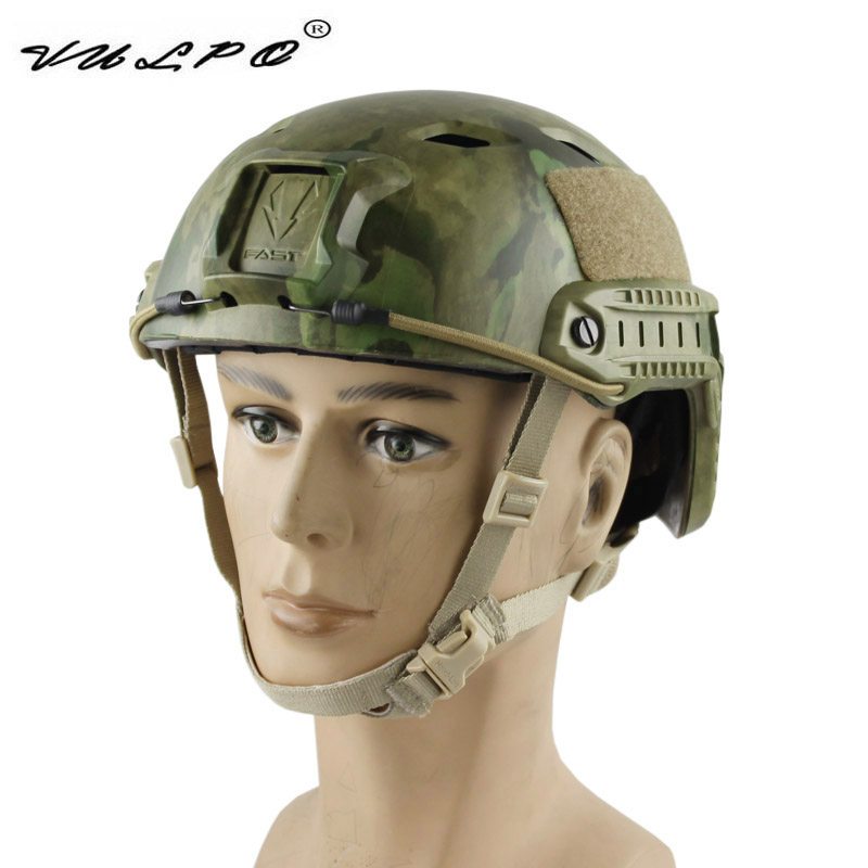 Vulpo Tactical Fast Casque BJ Type Airsoft Paintball Casque CS Game Hunting Randonnée Cycling Sports Safety Casque