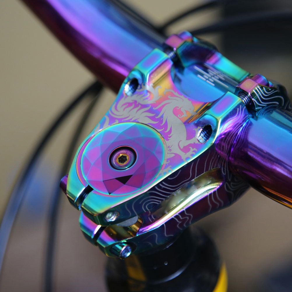 1-1/8 tum bärbar cykel headset Cap Burt Blue Bike Cap stam headset Toppskydd med skruv för 28,6 mm gaffelrör