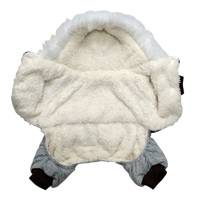 Vêtements de chien épaississant en velours côtelé, petit manteau de chien veste de manteau mignon costume de chien de chien vêtements d'hiver chihuahua