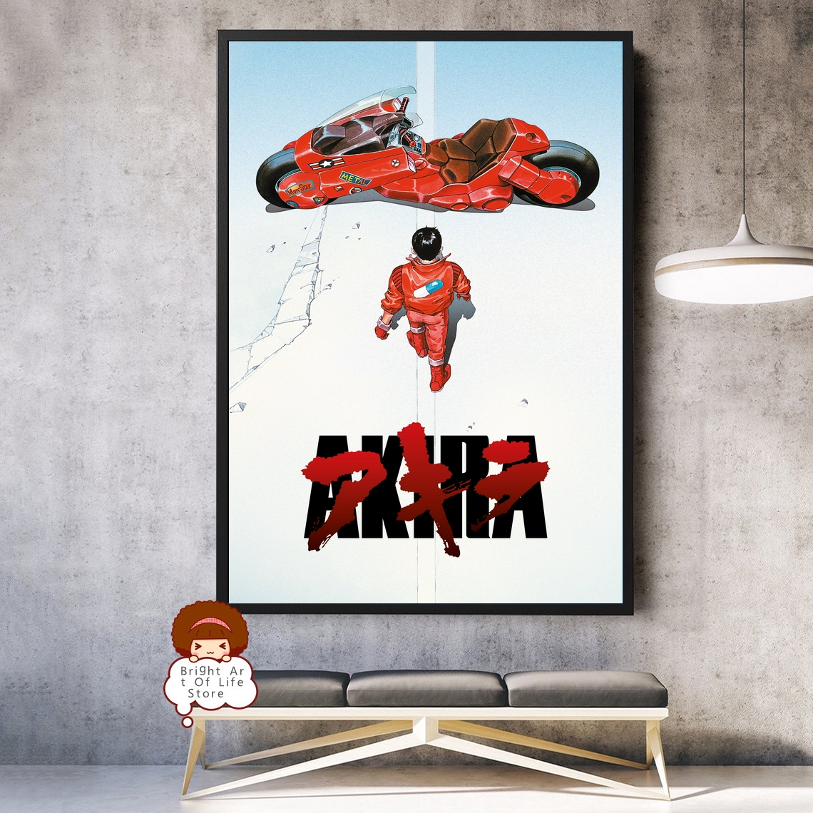 Akira 1988 Film Poster Kapağı Fotoğraf Tuval Baskı Duvar Sanat Ev Dekoru Çevresiz