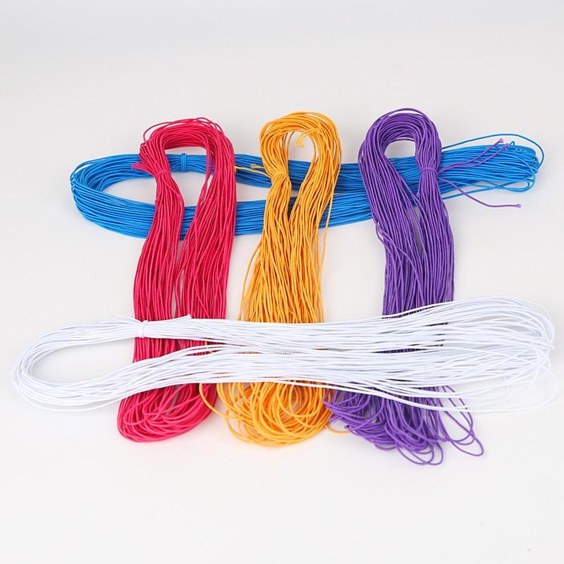 0,5 mm 500YDS ELASTISK TRÅD Ultrafine Line Rubber Band Cord For Underwear Sewing Smycken Armband Pärlor DIY Craft Accessory