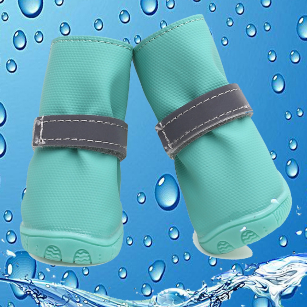 Waterdichte hondenschoenen voor kleine honden schoenen Anti-slip reflecterende strappy Pet Dog Snow Rain Boots for Teddy Bichon