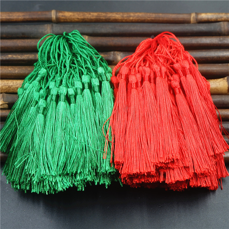 8cm Polyester Tassel Fringe brush Sewing accessories tassel fringe Trim tassel pendant for curtains jewelry DIY Home Decor