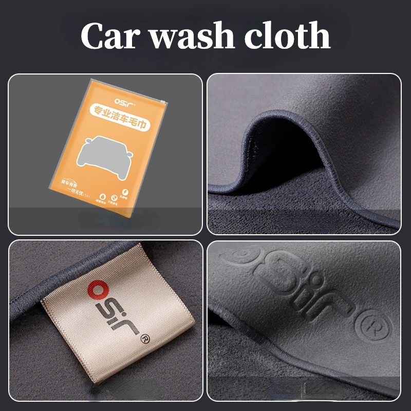 Auto Care Chamois Leather Car Detaling Cleaning tyg biltvätt Mocka Absorberande buffring Polering snabb torr handduk