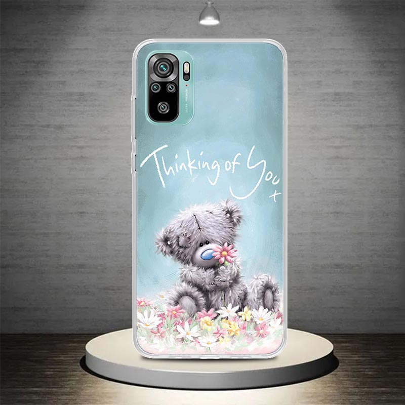 Teddy Me to You Bear Téléphone Caque pour Xiaomi Redmi Note 12 11 11S 11T 11E 10 10S 9 9S 9T 8 8T 8 PRO PLUS Global 7 Modèle