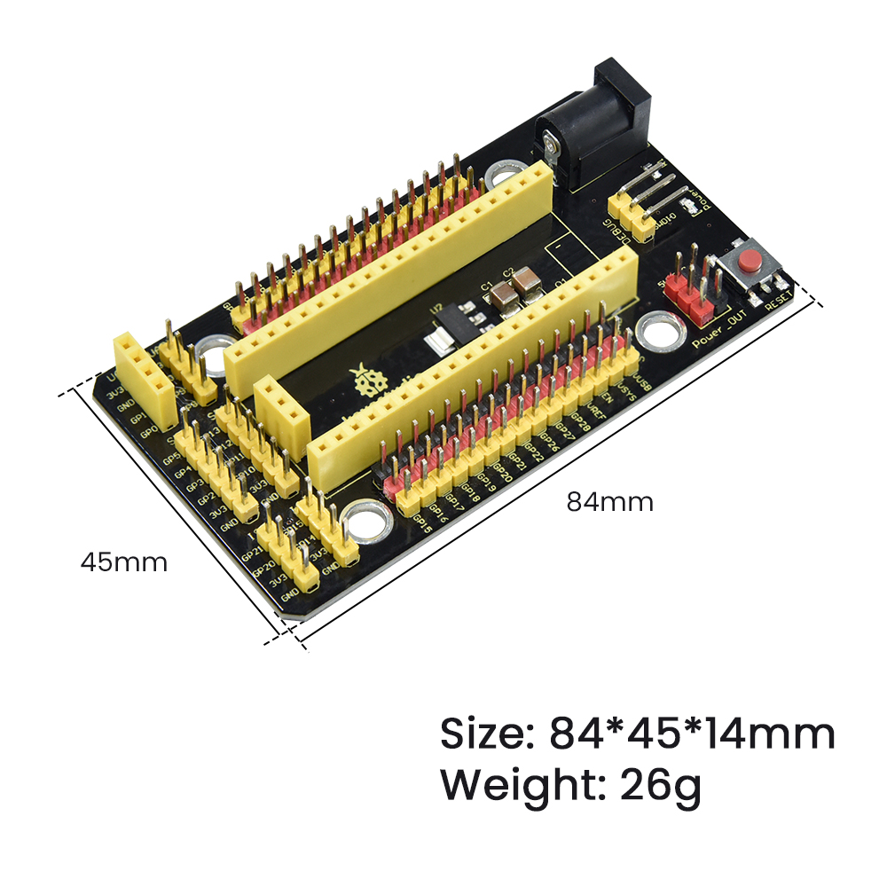 Keyestudio Raspberry Pi Pico IO Shield Board For Raspberry Pi Pico Development Board Electronic DIY Projects