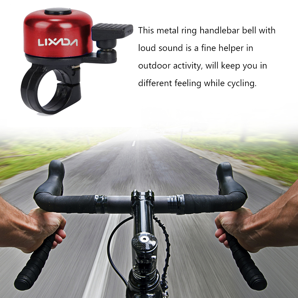 Cykelklocklegering Mountain Road Cykelhorn Ljudlarm för säkerhetscykelstyrning Metal Bell Bicycle Horn Bike Accessories