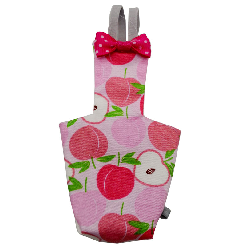 Nouvelle couche de perroquet avec Bowtie mignon Fruit coloré coloré Floral Pigeons Piteaux Med Supplies pratiques pour les oiseaux perroquets