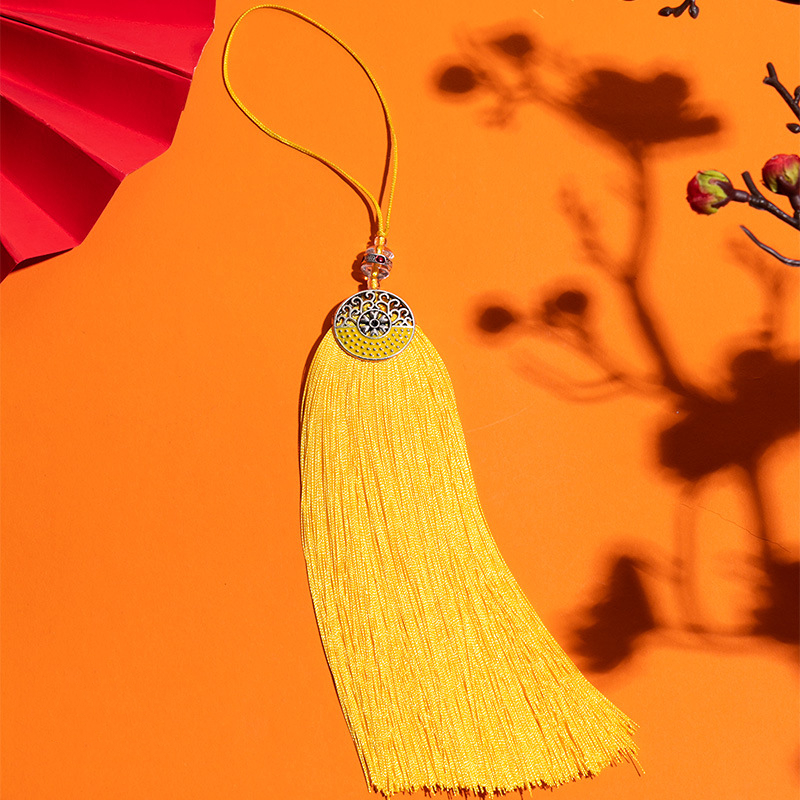 2/5st Retro Chinese Style Tassel Pendant Diy Jewelry Curtain Plagg Bag Bil Dekorativ material Hantverk levererar klassisk stil