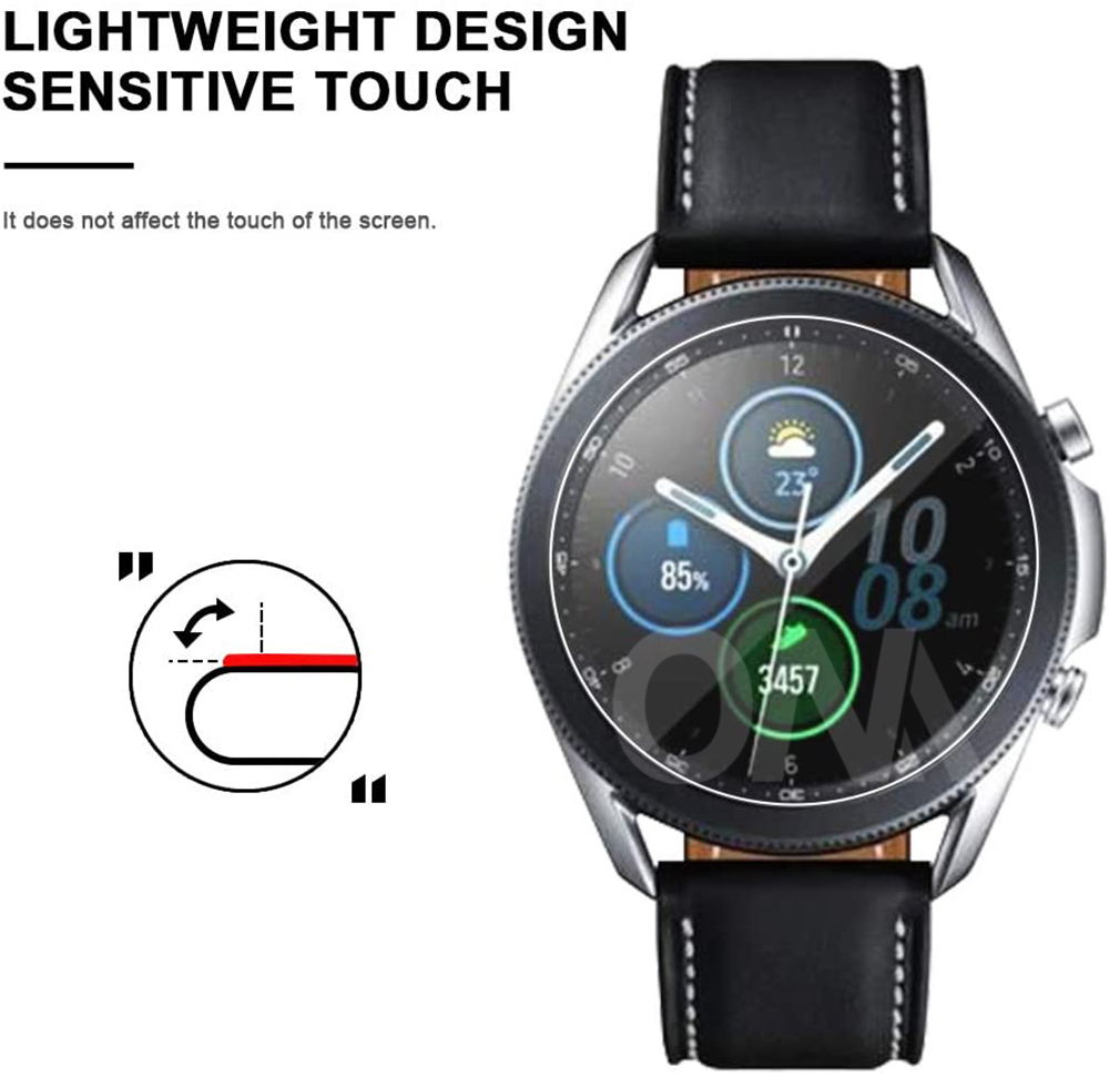 9h Premium Tempered Glass för Samsung Galaxy Watch 3 41mm 45mm Smartwatch Screen Protector Film Accessories