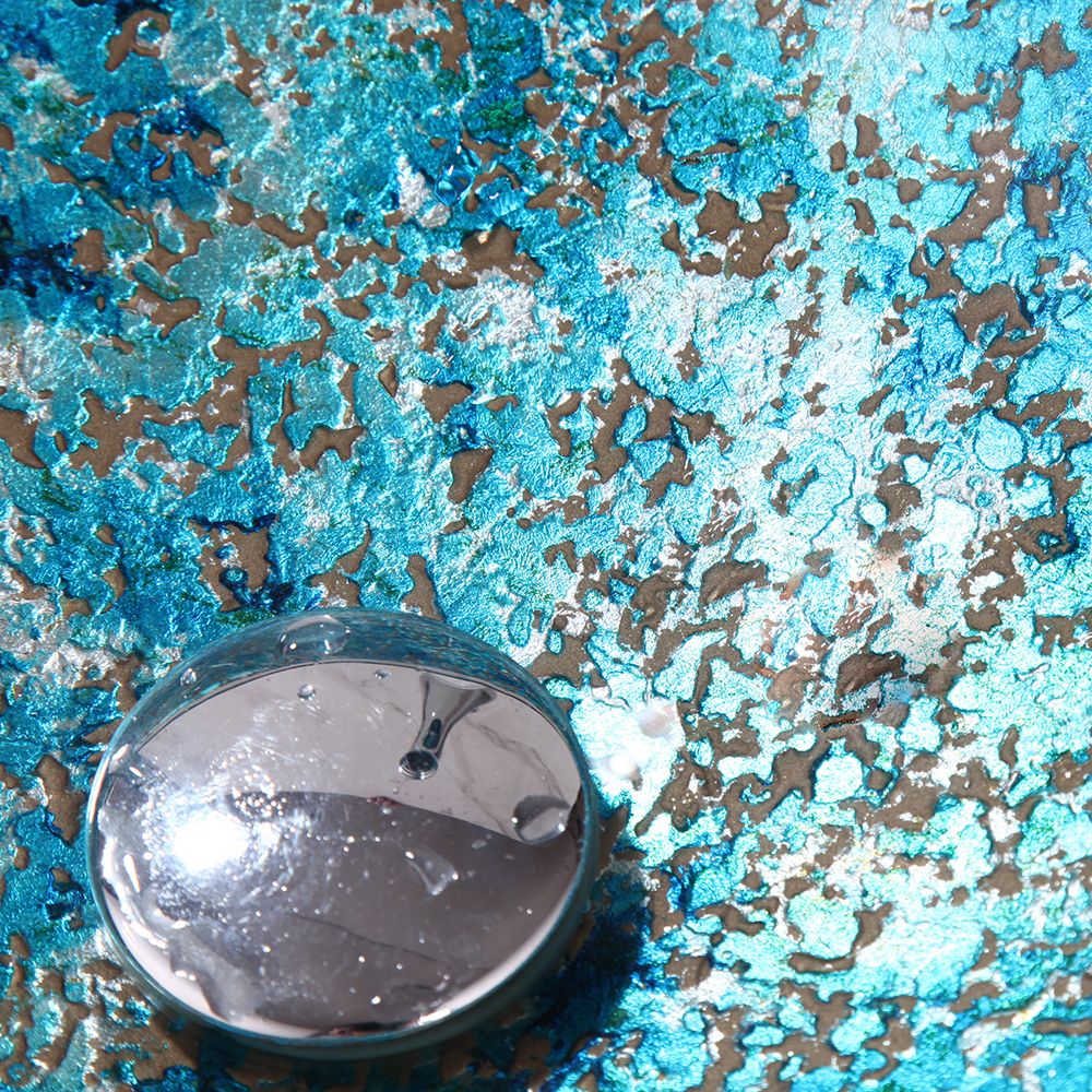 Yanksmart Arte redonda de vidro temperado pia de vidro de pijama de tinta de tinta de banheiro montado no deck montado banheiro kit de combinação de tapas de água de tapinha de água