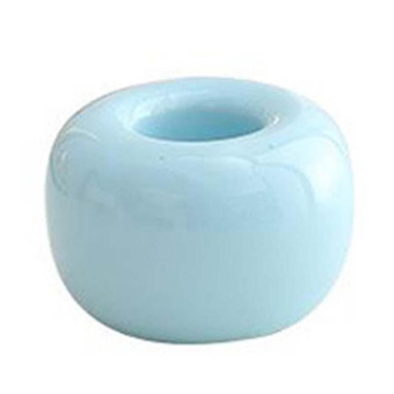 Novel Donut Ceramic Tooth Brush Holder Base Frame Storage Rack Badrum Dusch Tandborste Hylla