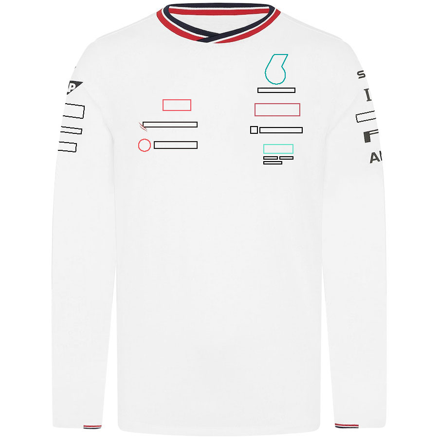 F1 2024 Team Long Sleeve Driver T-shirt Formel 1 Ny säsong Racing Fans T-shirt Casual Jersey Tops Summer Men Clothing T-shirt