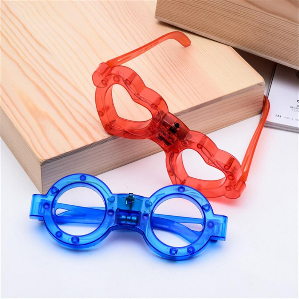 LED Glasses Flash Luminous Blind Eyewear Light Eye Mask Blinking Glowing Glasses Wedding Carnival Dance Bar Party Christmas Toy