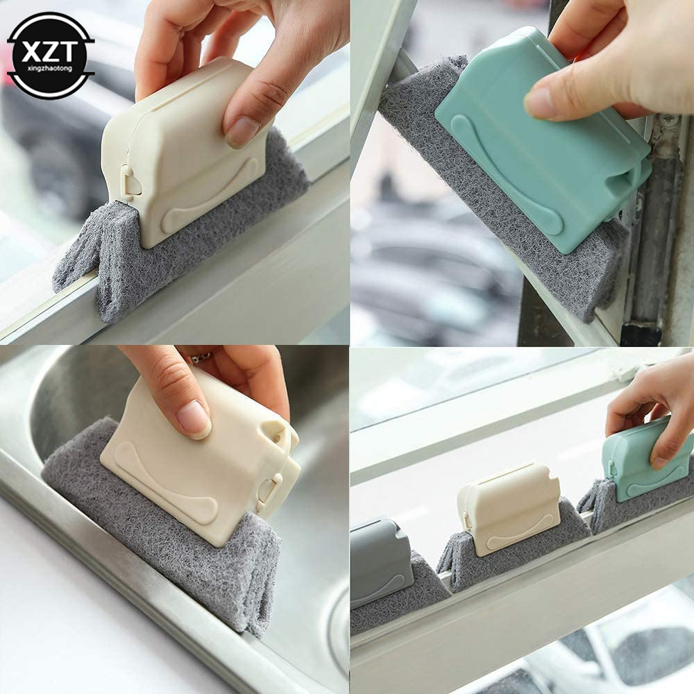 Creative Magic Window Cleaning Brush Window Groove Cleaning Tyg Windows slot Cleaner Brush Corners Gaps Clean Tool snabbt