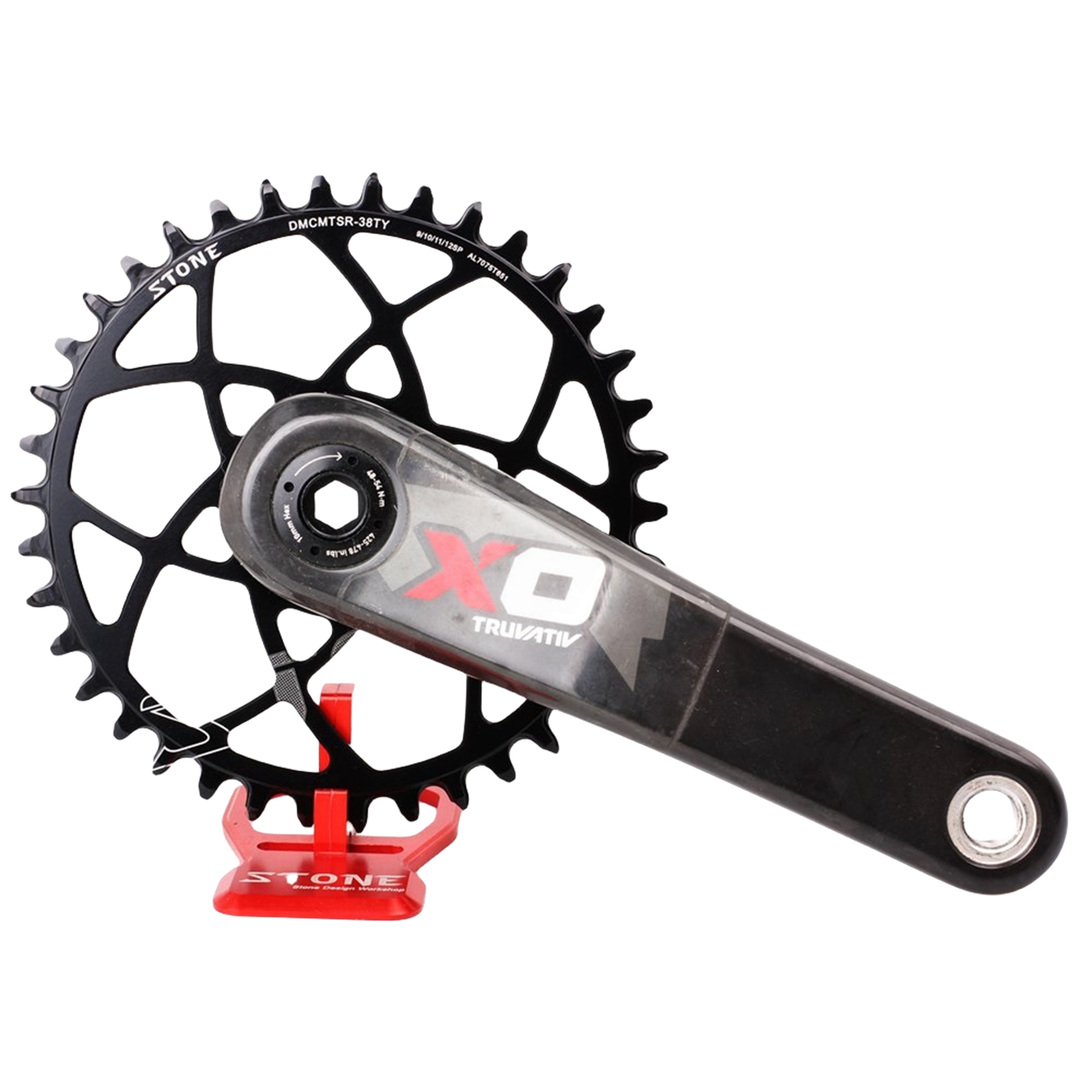 Sten Round Bike Chainring 0mm Offset för SRAM X9 X0 XX1 X1 BB30 Direktmontering Bicycle 30T 32T 34T 36T 38T 40T 42T 44T 46T 48T